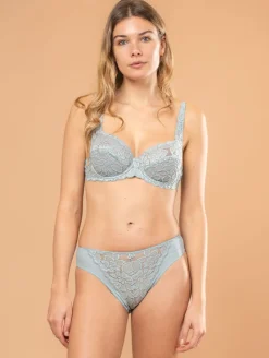 Soutien-gorge grandes fleurs dentelle