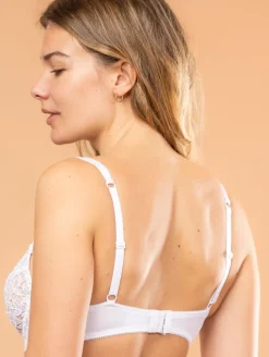 Soutien-gorge guipure feuilles