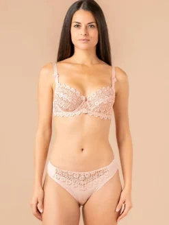 Soutien-gorge guipure marguerites