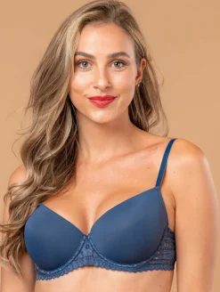 Soutien-gorge micro dentelle fleurie