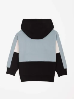 Sweat à capuche col zip