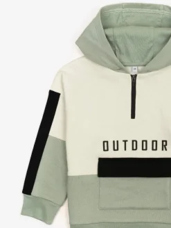 Sweat à capuche col zip "Outdoor"