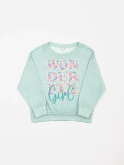 Sweat texte strass
