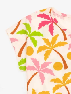 Tee-shirt imprimé palmiers