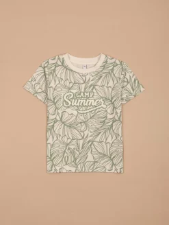 Tee-shirt imprimé tropical