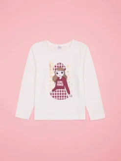 Tee-shirt silhouette carreaux/vichy