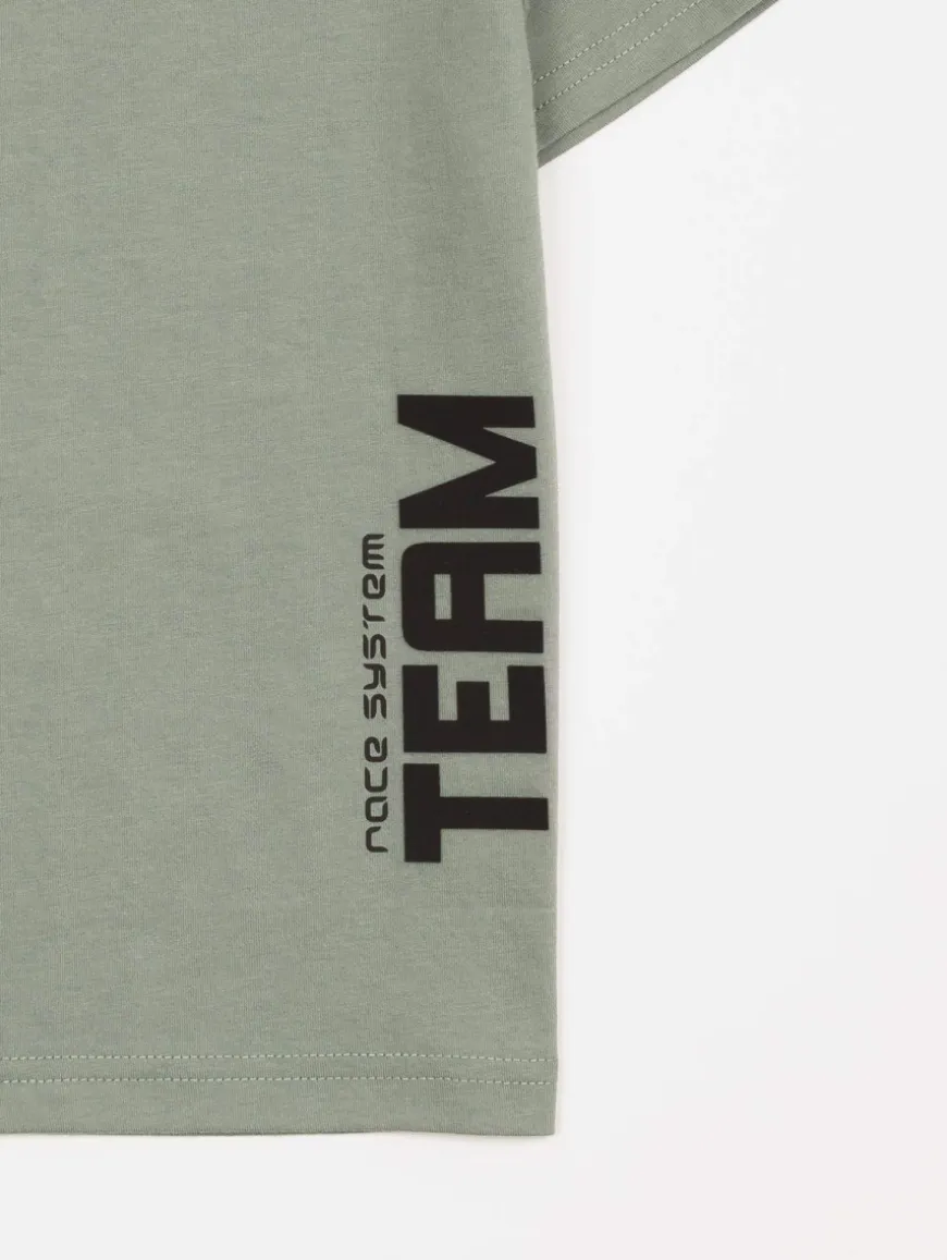 Tee-shirt texte relief "Team"