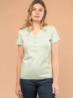 Top col tunisien pastel