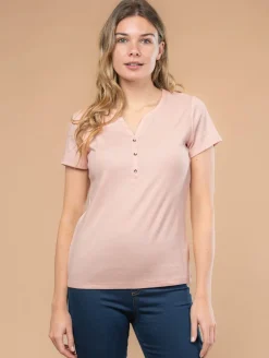 Top col tunisien pastel