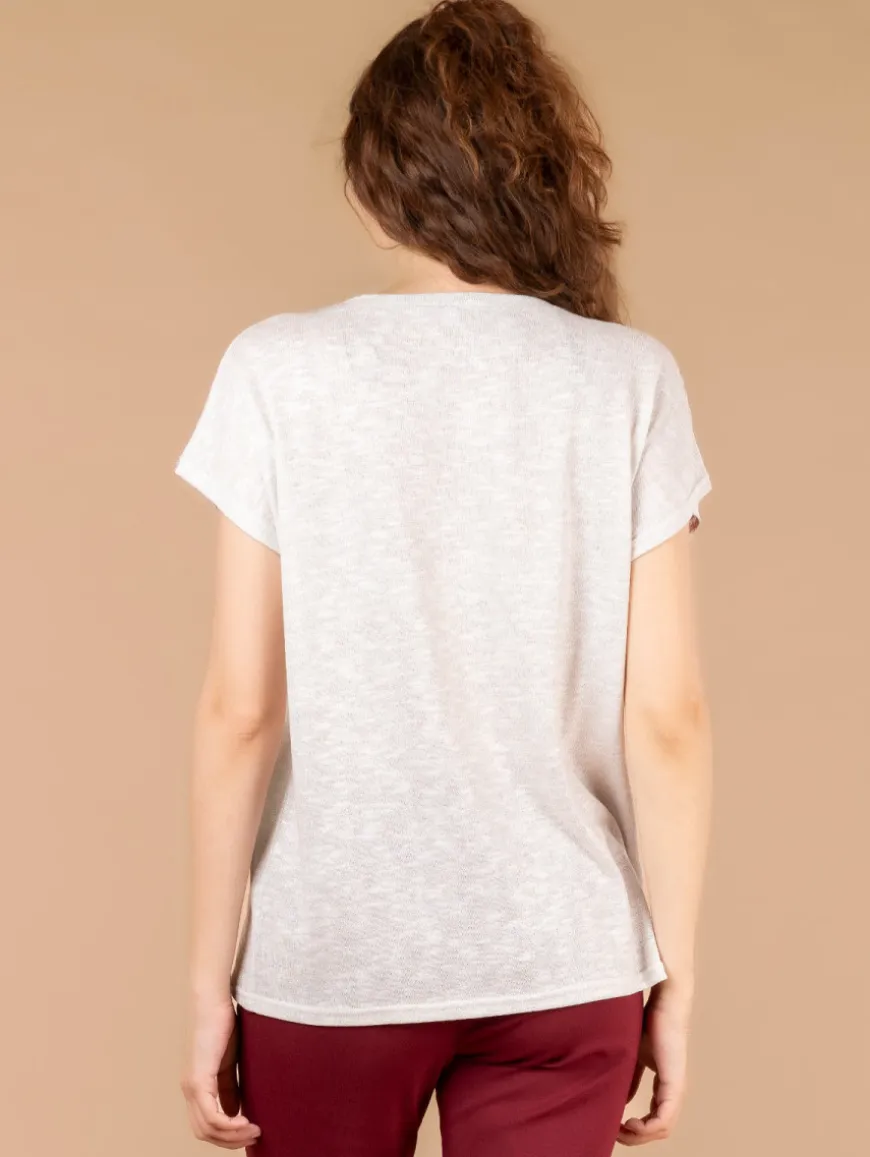 Top ethnique clous strass