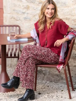 Top jacquard fantaisie