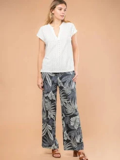 Top maille ajourée