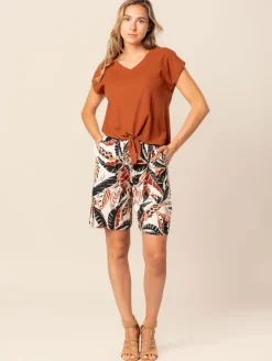 Top maille crépon bas noué